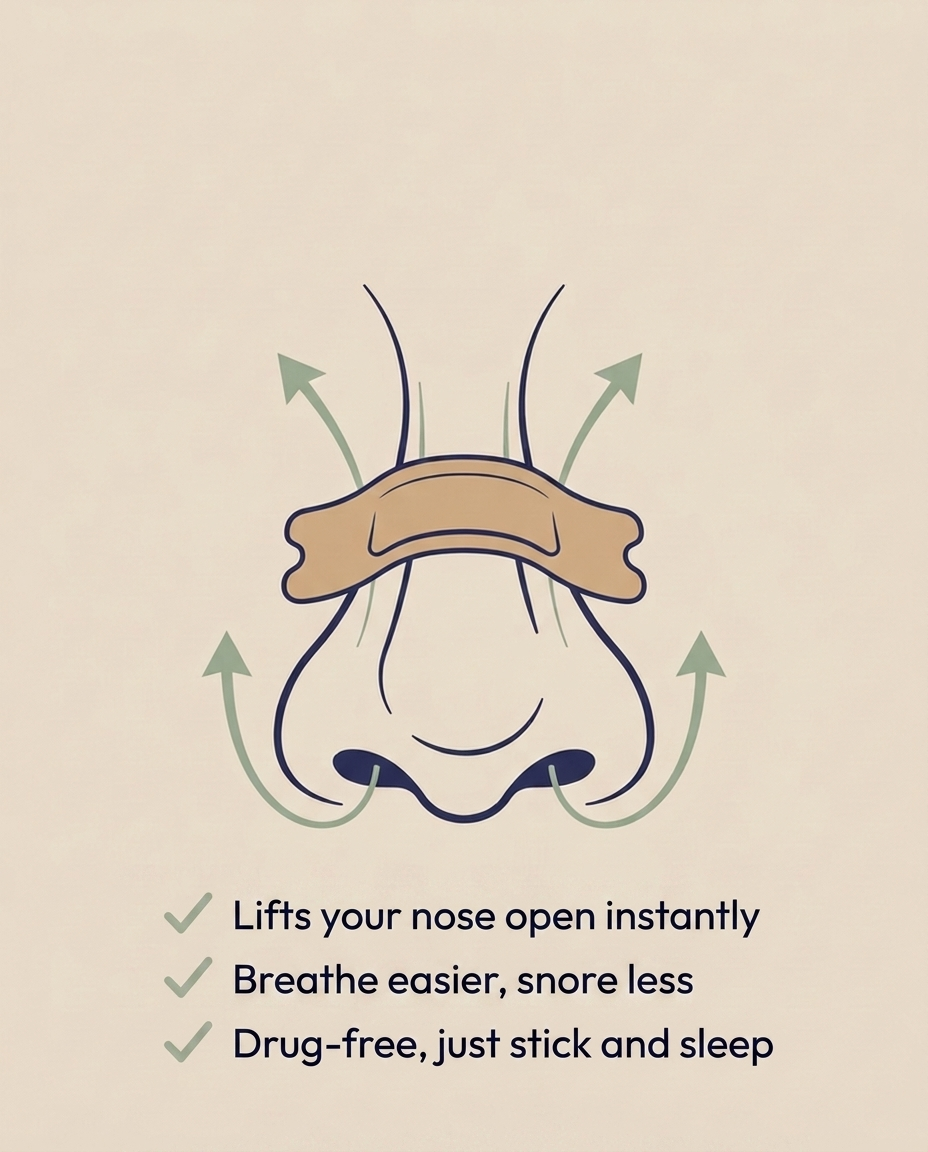 resta nasal strips breathe easier, snore less