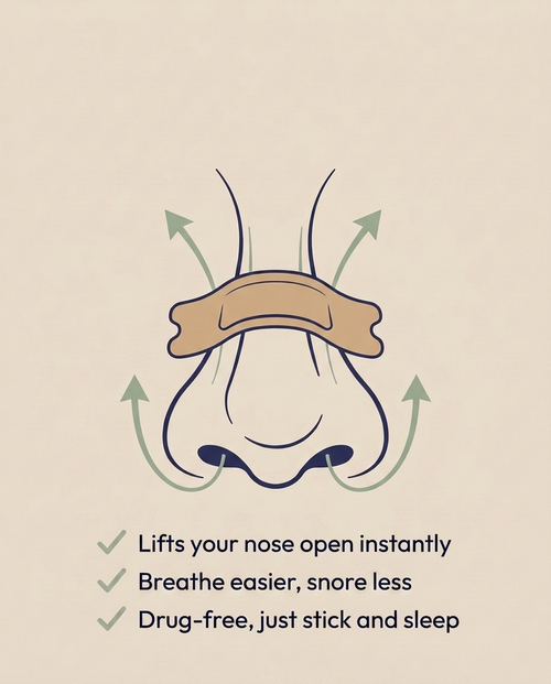 resta nasal strips breathe easier, snore less